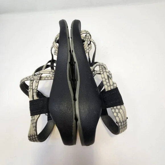 Chaco Womens ZX 2 Yampa Gray White Toe Loop Outdoor Sandals Size 8 Hiking Straps - Picture 10 of 11